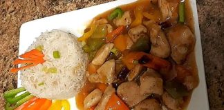 Fried Rice with Chicken Manchurian fried rice with chicken manchurian