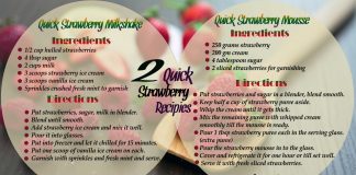2 Quick Strawberry Recipes Strawberry Recipes