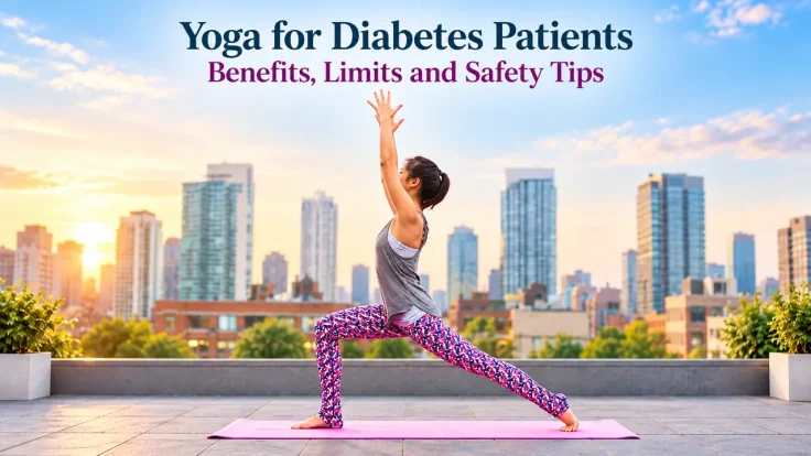 Yoga for diabetes patients: benefits, limits and safety tips