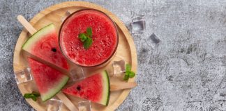 Fresh Watermelon-Mint Fizz – Healthy Watermelon Juice! watermelon-mint fizz