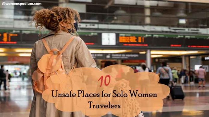 unsafe places for women