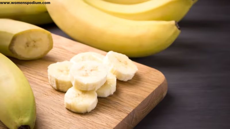 Banana rich in calories and fiber