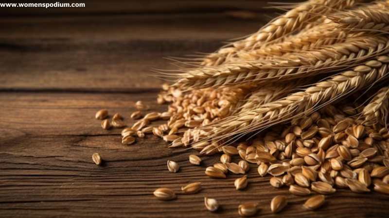 Barley rich in fiber foods