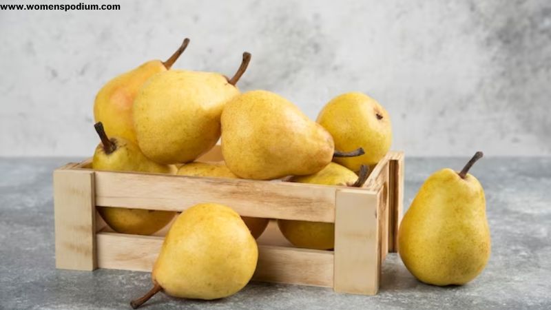Pears contain calories
