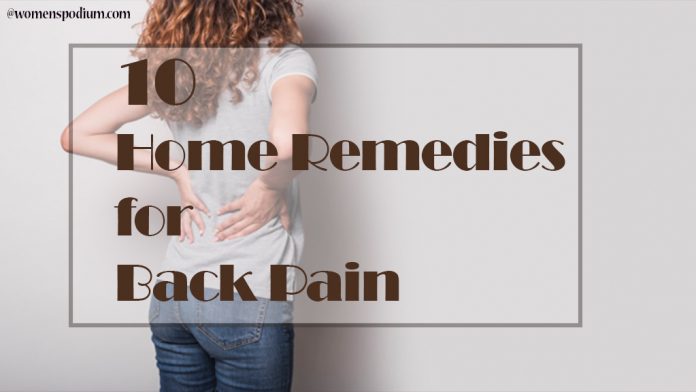 Home Remedies for backpain