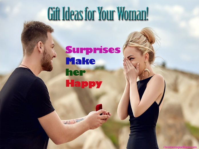 Gift Ideas for Your Woman - Surprises Make her Happy!