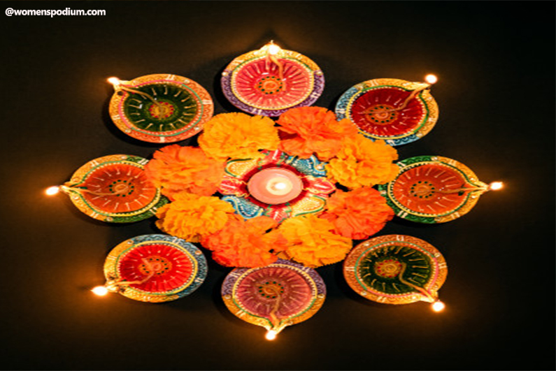 rabgoli and diyas