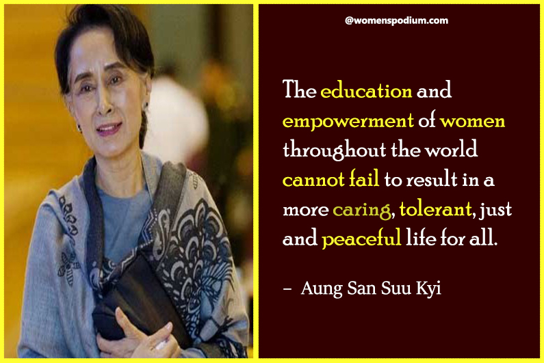 – Aung San Suu Kyi