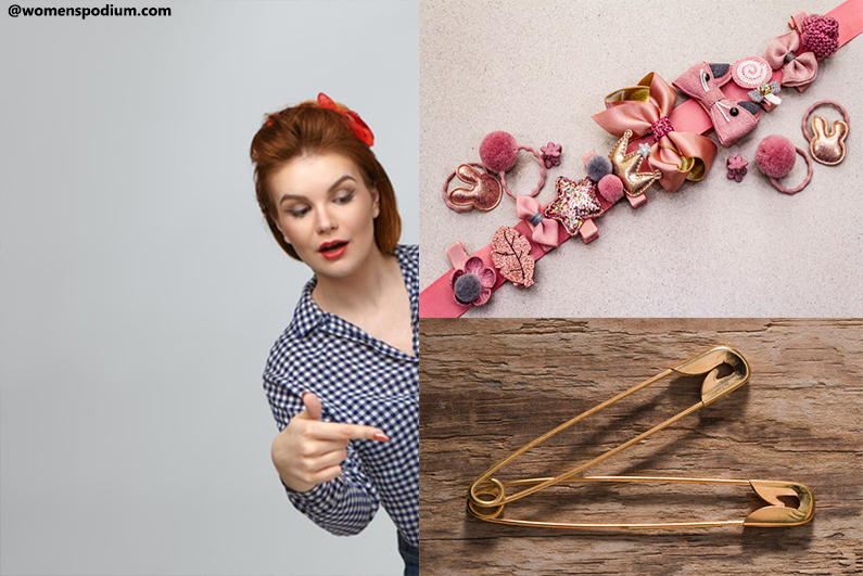 Safety Pins and Hair Accessories