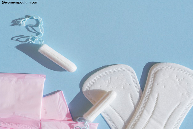 Sanitary pads and Tampons - Woman Must Carry In Her Bag