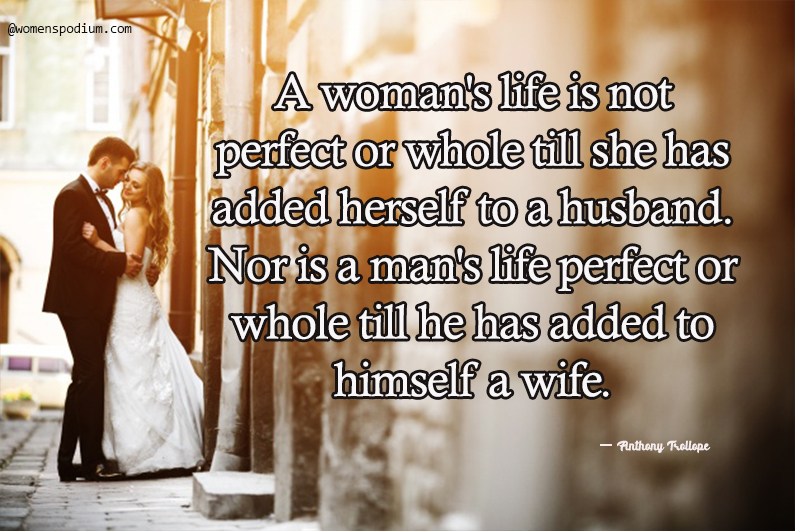 Anthony Trollope - wife quotes