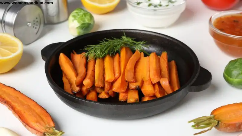 Cooked carrots