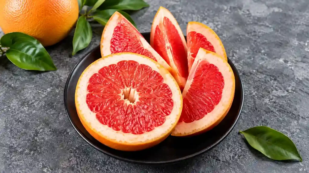 Red grapefruit is a vitamin A-rich foods