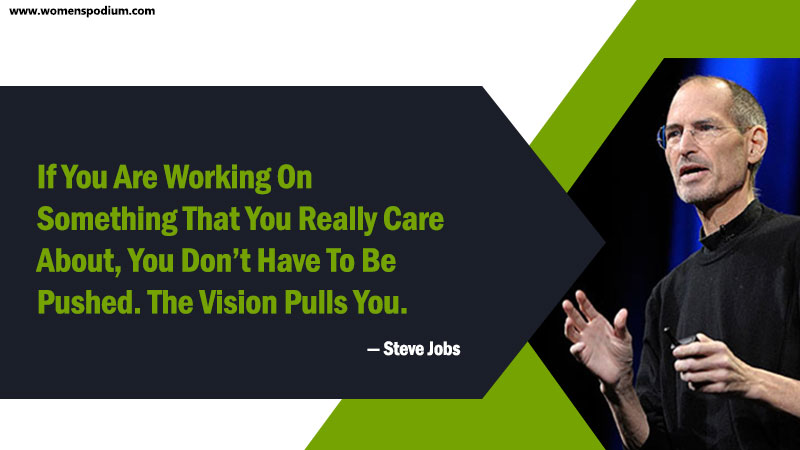 Vision pulls you - motivational quotes for students