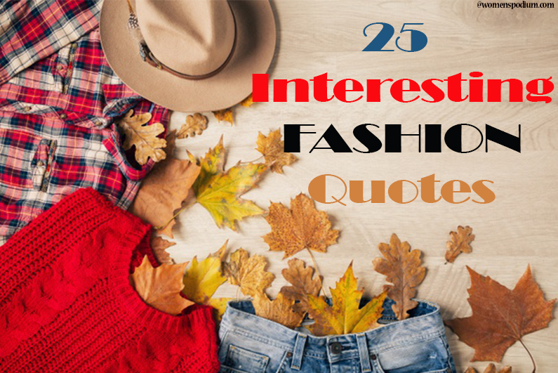 Renown Fashion Quotes