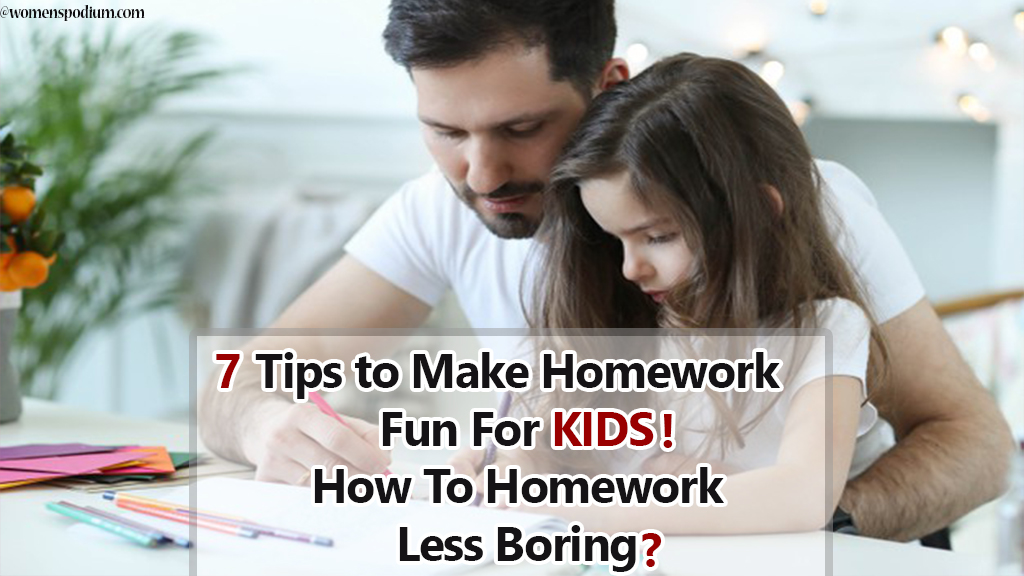 7 Tips to Make Homework Fun For KIDS! How To Homework Less Boring?