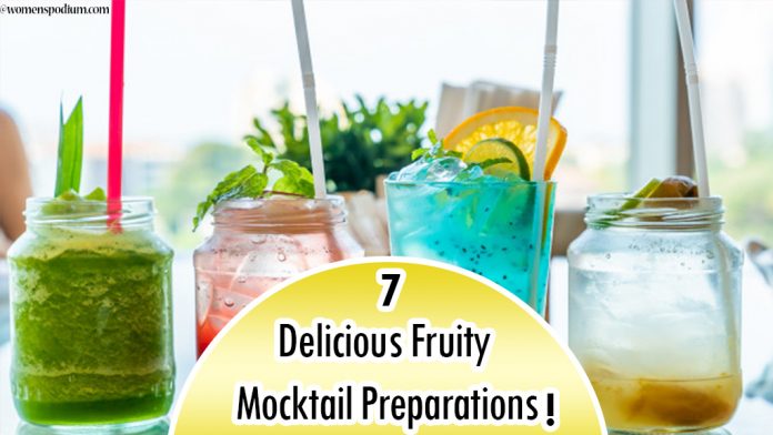7 Delicious Fruity Mocktail Preparations!