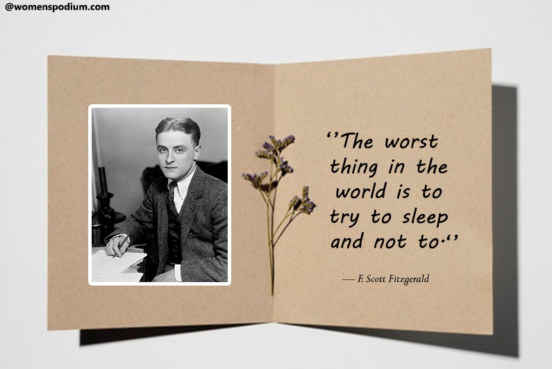 — F. Scott Fitzgerald