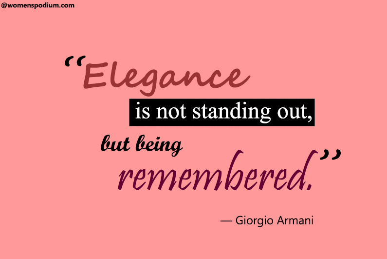 — Giorgio Armani