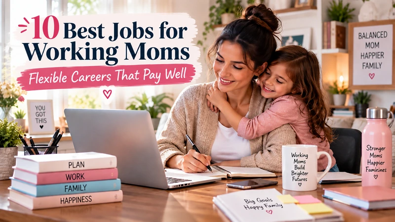 10 Best jobs for working moms that pay well