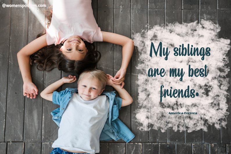 Quotes on siblings