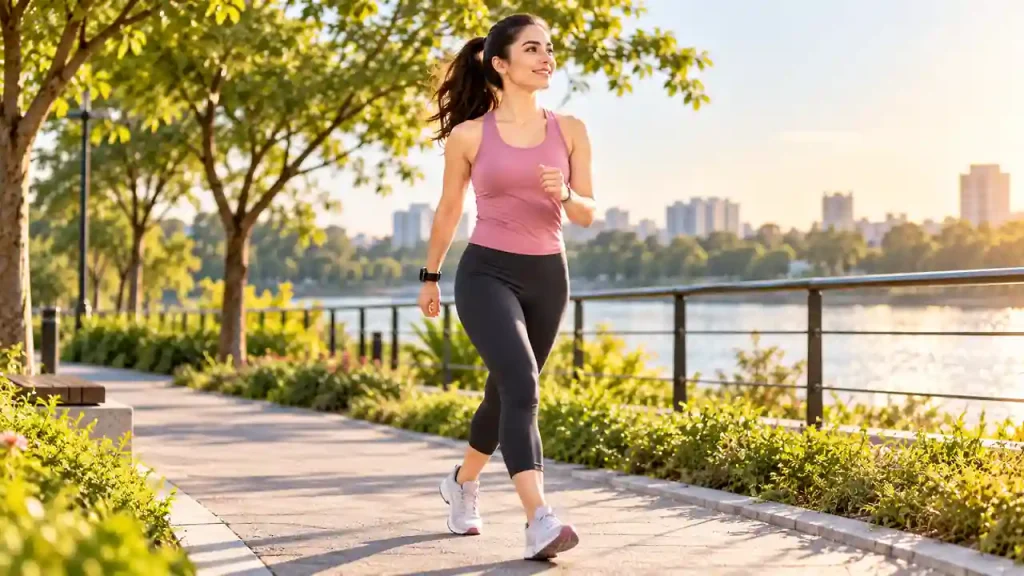 Brisk walking workout routine to help burn 400 calories effectively