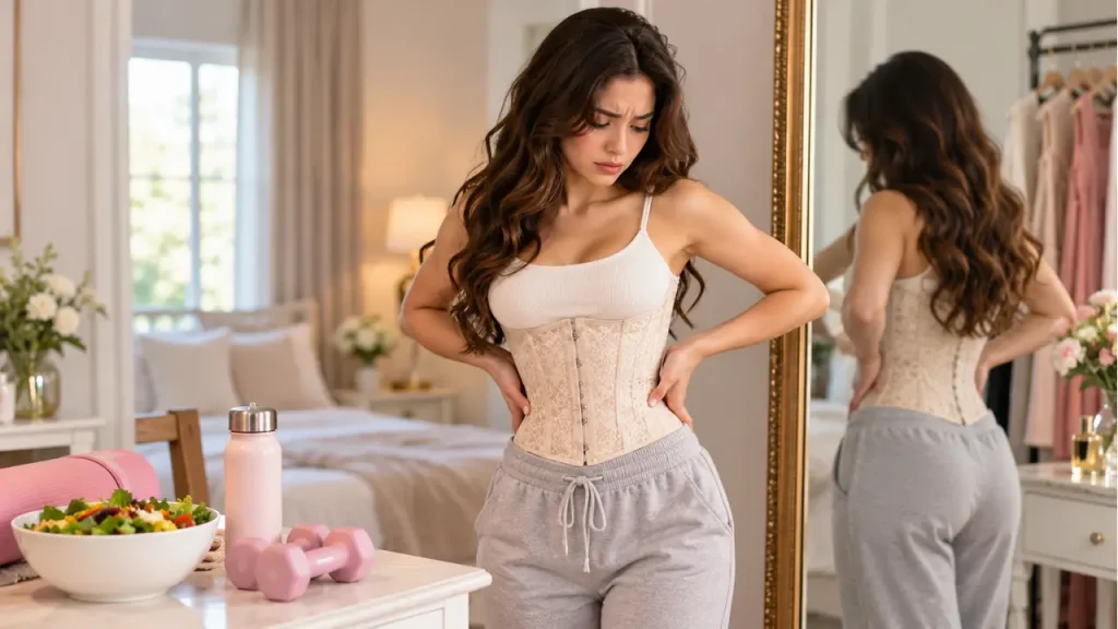 Deliver permanent weight loss benefits of wearing a corset