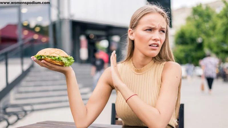 Stay away from junk foods