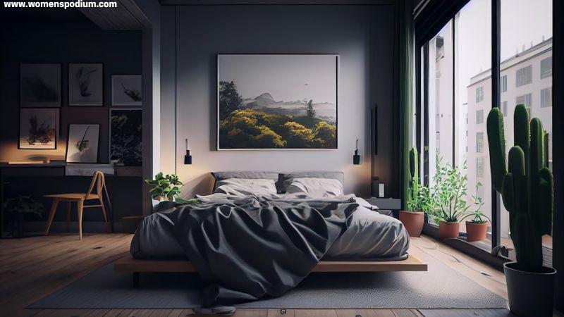 bedroom art - proper and arranged bedroom