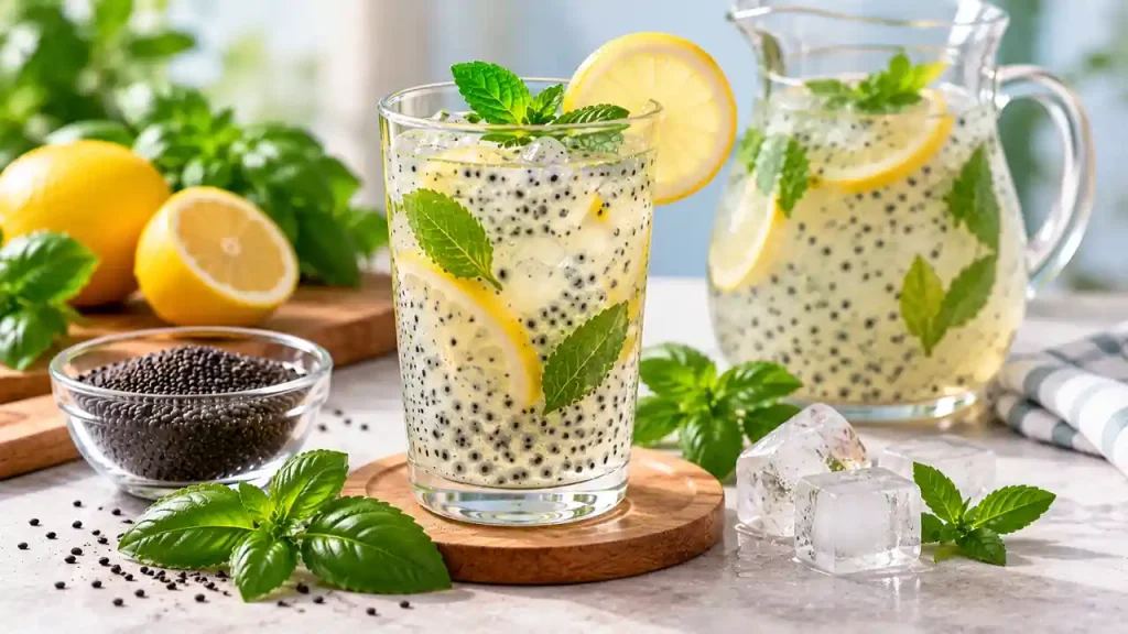 Basil seeds: detox and body-cooling claims