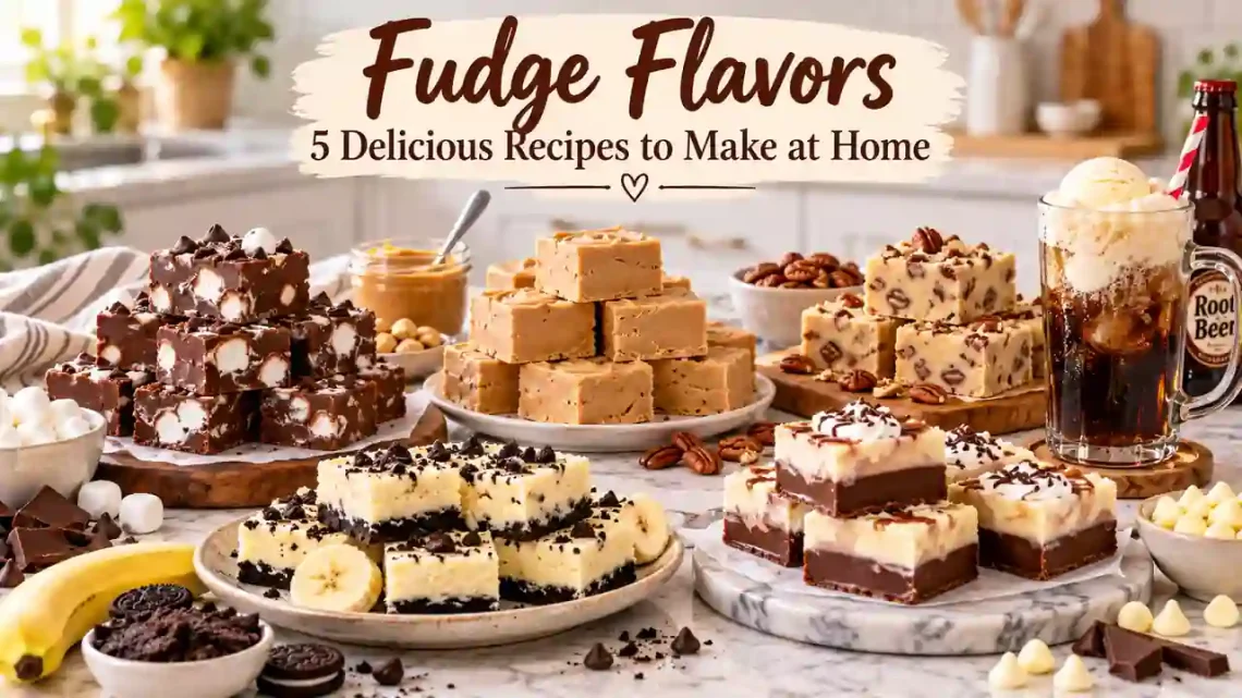 Fudge flavours 5 delicious recipes