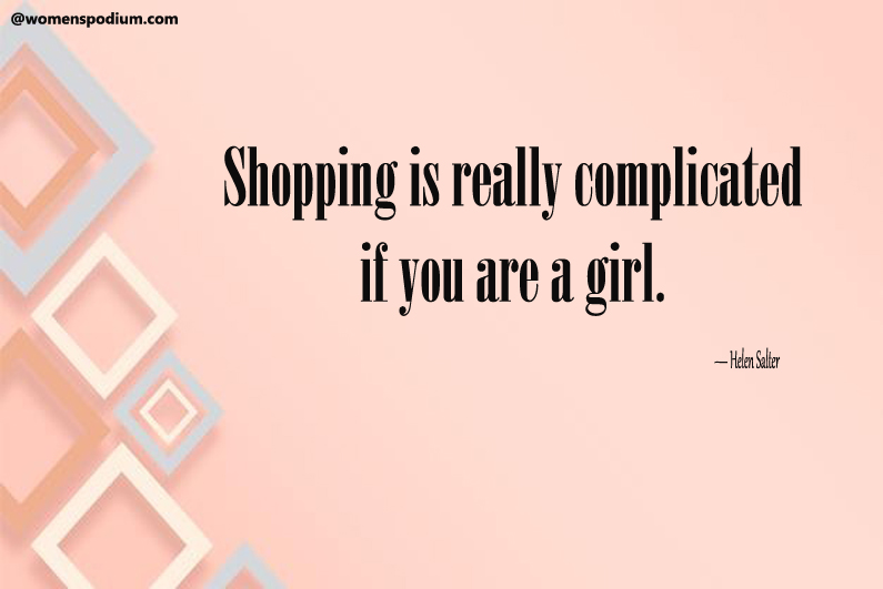 shopping quotes