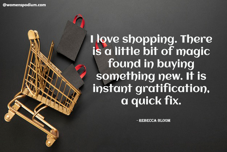 shopping quotes