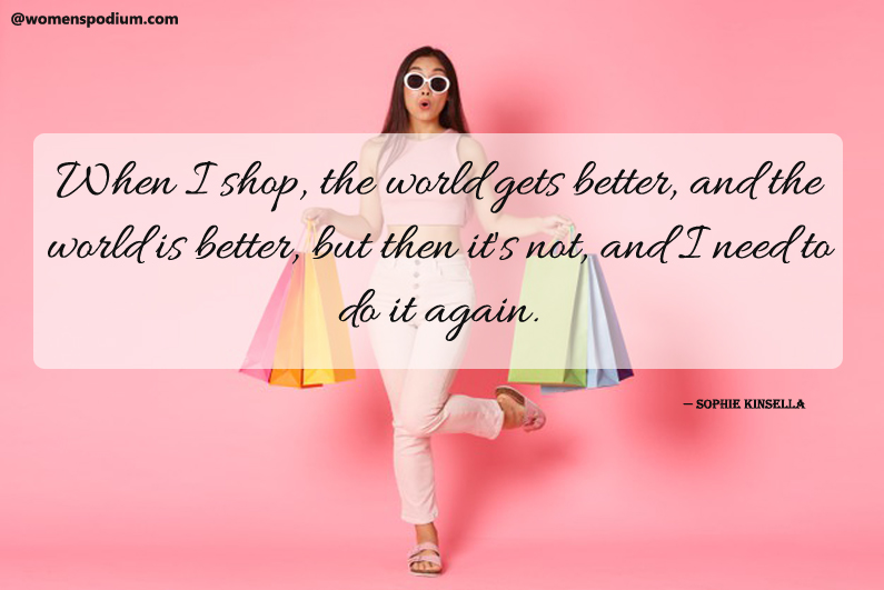 shopping quotes