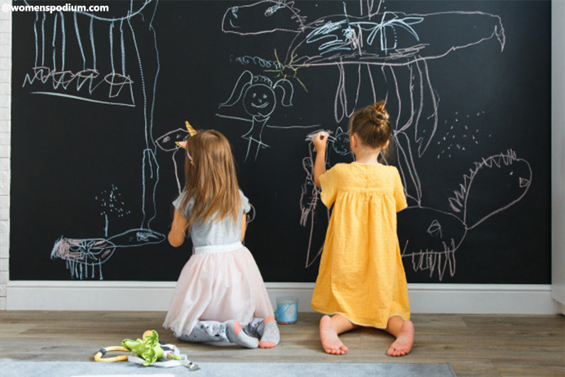 Turn Wall Into Chalkboard