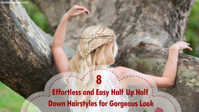 8 Effortless and Easy Half Up Half Down Hairstyles for Gorgeous Look