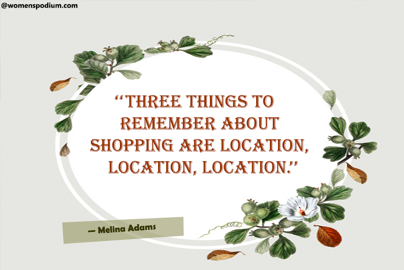 Shopping are location