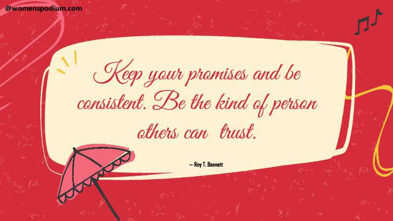 keep your promises