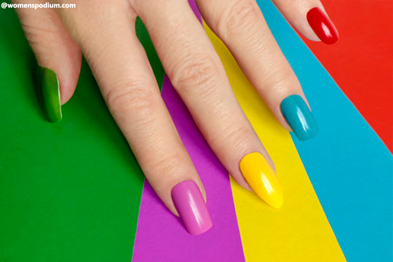 Multicolored Nails