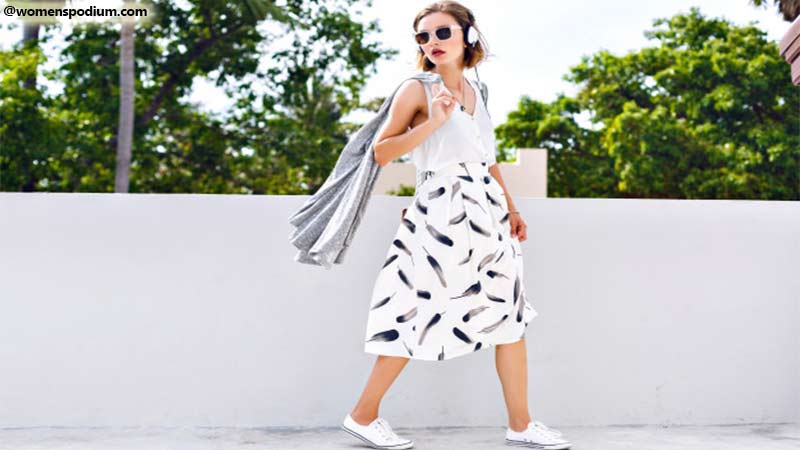 Box Pleated Skirt - summer skirts