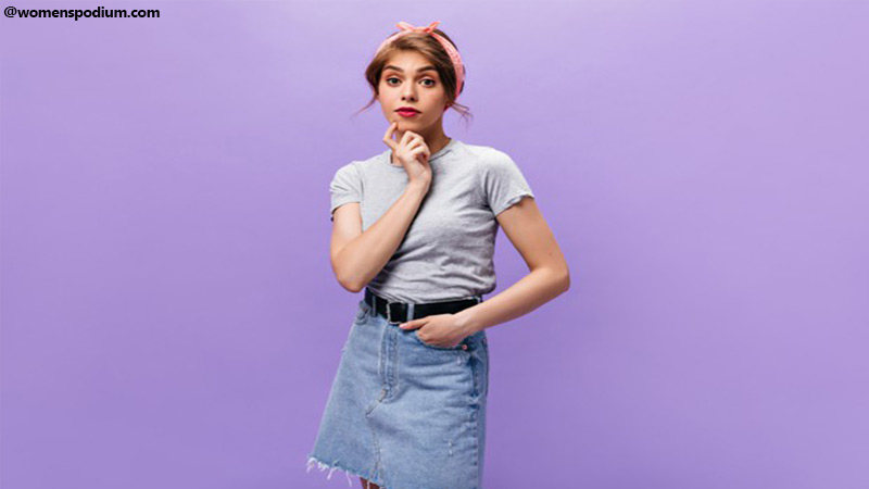 Denim Skirt - types of skirts