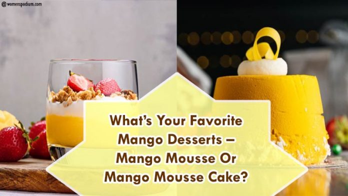 Favorite Mango Mousse Desserts