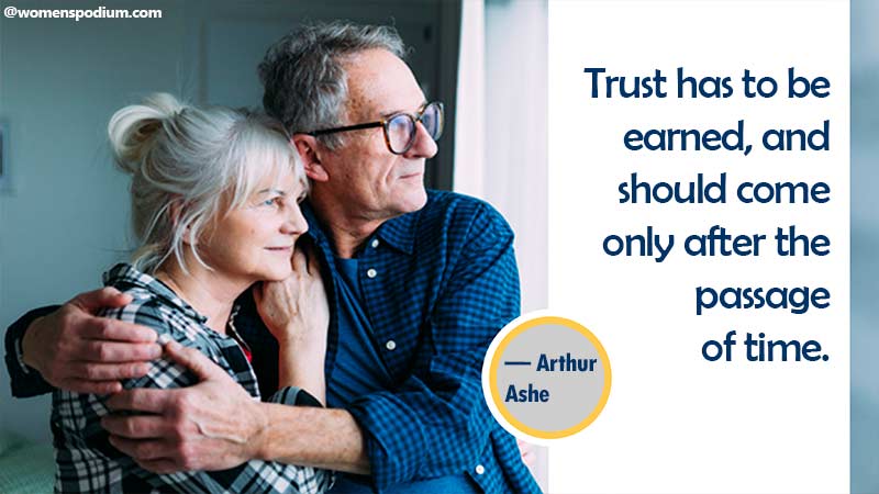 Trust has to be earned