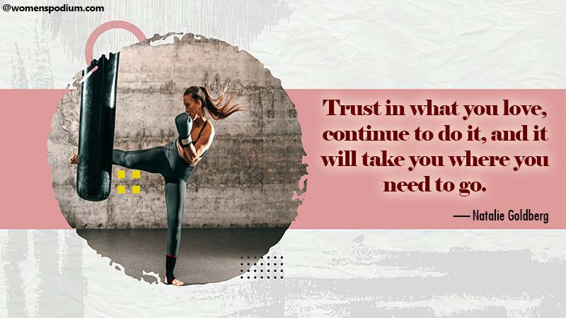 Trust in what you love