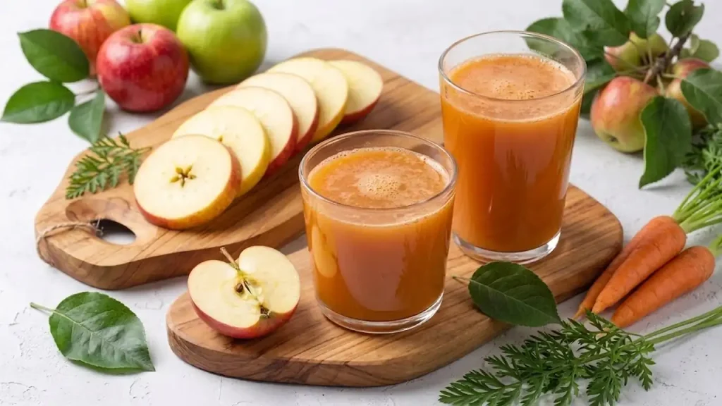 Apple carrot juice for diabetics