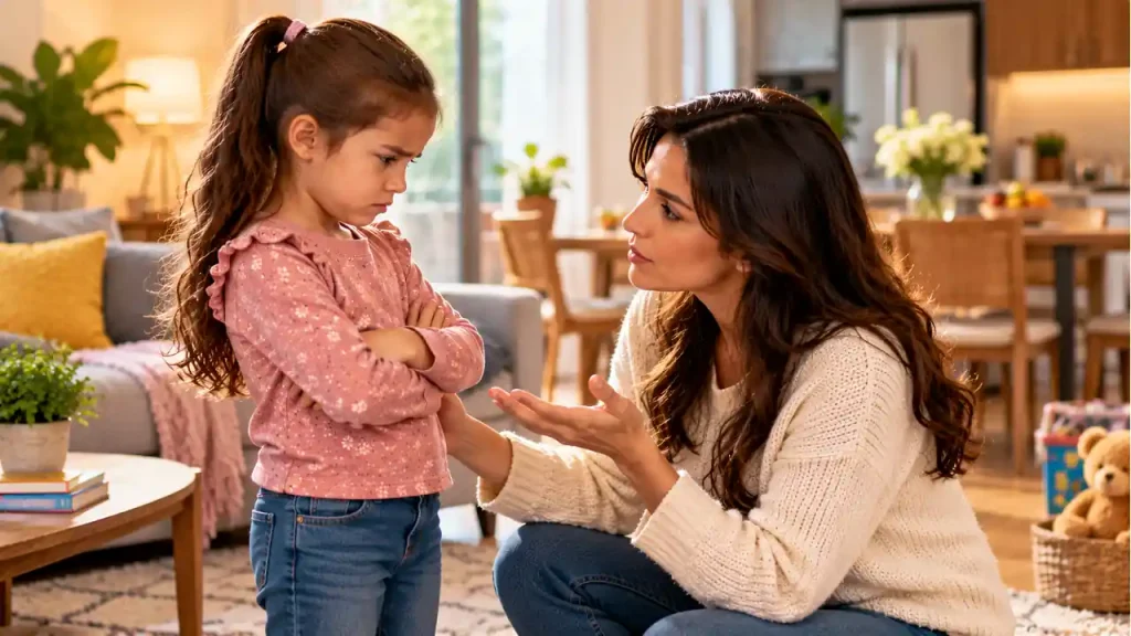 Correcting disrespectful behavior calmly to demonstrate why is respect important