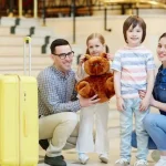 Family traveling with kids