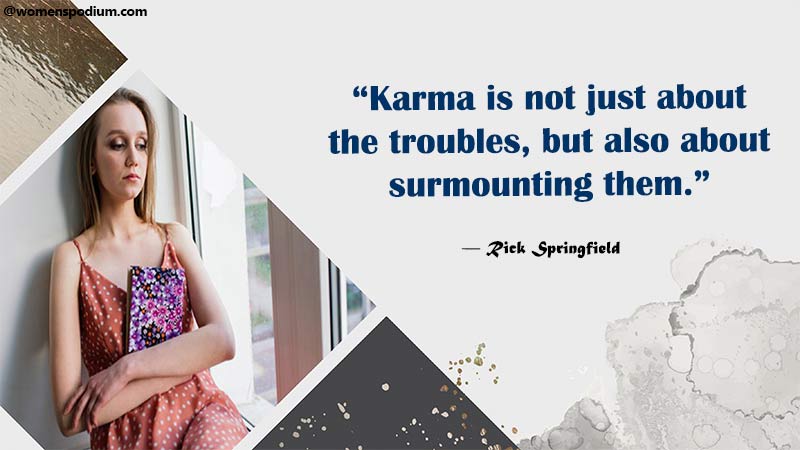 Thought provoking Karma Quotes