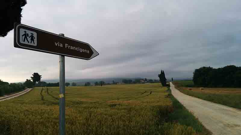 Via Francigena, Italy - off road trails