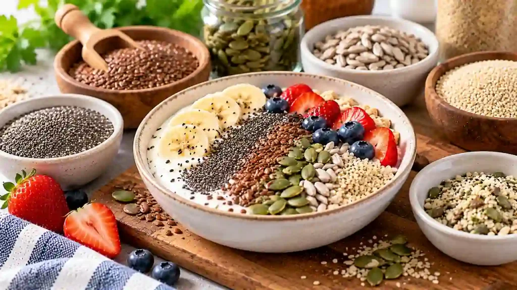Chia, flax and other seeds